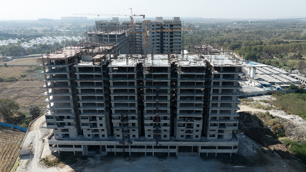 AR Homes rise Construction Progress 