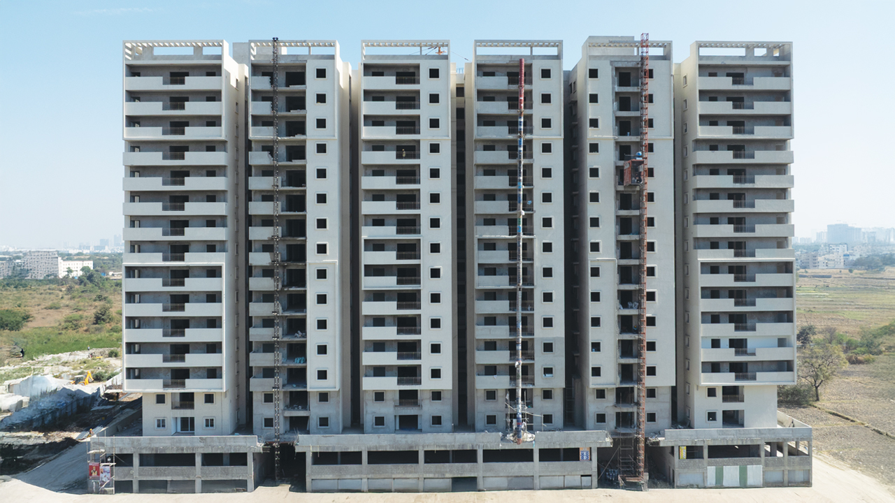 AR Homes rise Construction Progress Kollur